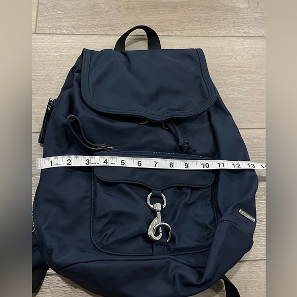 Rebecca Minkoff Bikeshare Nylon Backpack Navy Blue - Picture 5 of 9